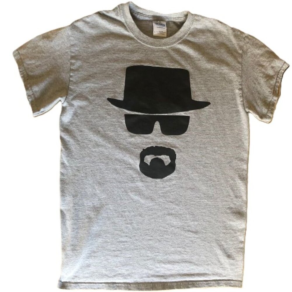 Breaking Bad Heisenberg T Shirt Color:  Heather Gray Size: S